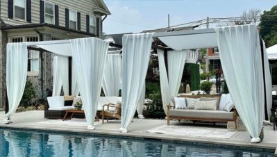 h2h lounge cabana rental wooden drape 11