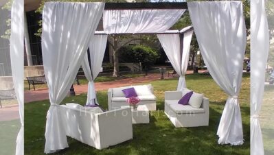 h2h lounge cabana rental wooden drape 16