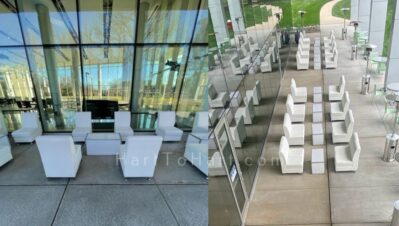 h2h lounge seating rental leather club sofa uptown white 5
