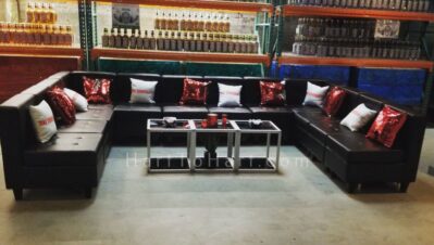 h2h lounge seating rental leather sofa times square black 2