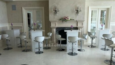 h2h lounge seating rental stool white 3