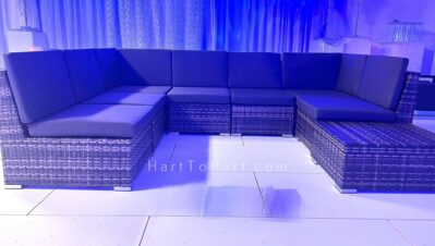 h2h lounge seating rental wicker furniture brown 6