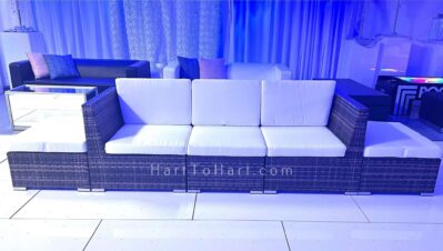 h2h lounge seating rental wicker furniture brown 8