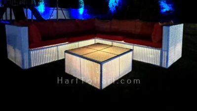 h2h lounge seating rental wicker furniture led 4