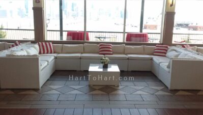 h2h lounge seating rental wicker furniture white 5