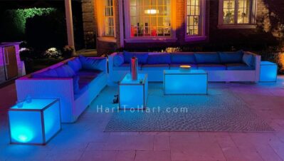 h2h lounge seating rental wicker furniture white 6