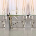 h2h lounge table rental glass silver 3