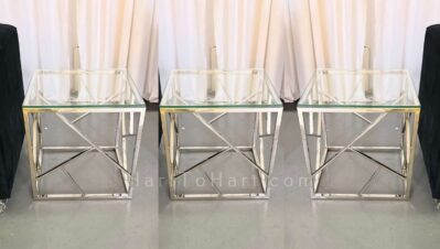 h2h lounge table rental glass silver 3
