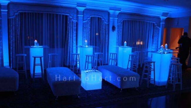 h2h lounge table rental led acrylic 10