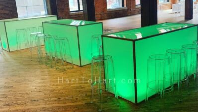 h2h lounge table rental led aluminum 3