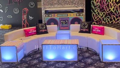 h2h lounge table rental led aluminum 8