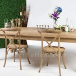 h2h lounge table rental rustic wood 10