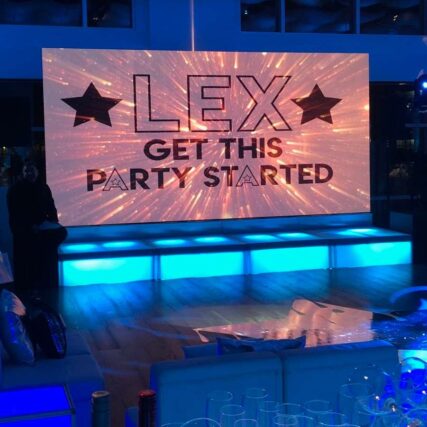 ny event sweet 16 led video wall rentals 26