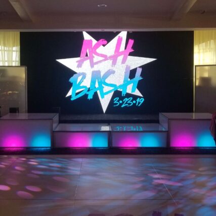 ny event sweet 16 led video wall rentals 3