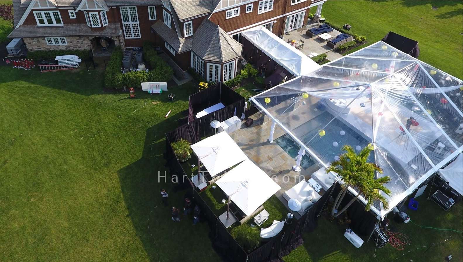 h2h lounge event tent rental clear 3