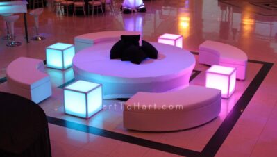 h2h lounge seating rental ottoman leather led 14