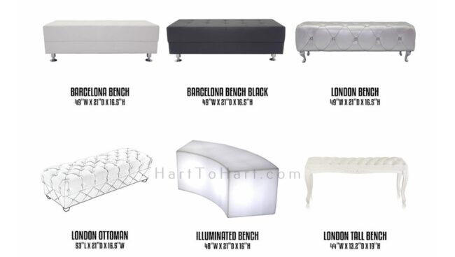 h2h lounge seating rental ottoman leather 1