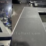 h2h lounge stage runway rental laminate black 1