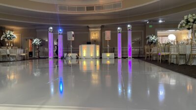 oheka castle wedding band stage decor (9)